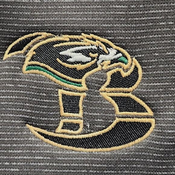 Under Armour Women Gray-Striped Long-Sleeve High-Neck Seahawks Pullover Sz L NWT - Picture 4 of 15